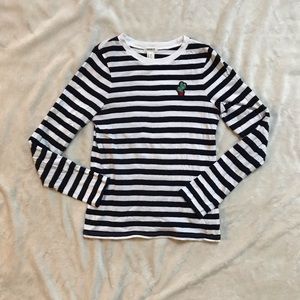 Forever 21 Girl’s Striped Long Sleeveless Tee